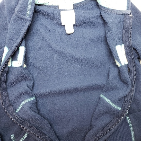 Old Navy Girls Fleece Zipped Blue Jacket size 8 - Picture 5 of 6